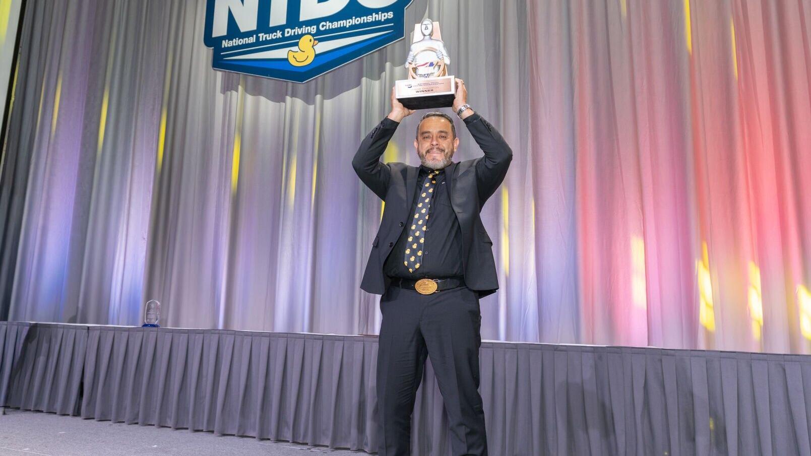 Miguel Corral receives Bendix Grand Champion Award