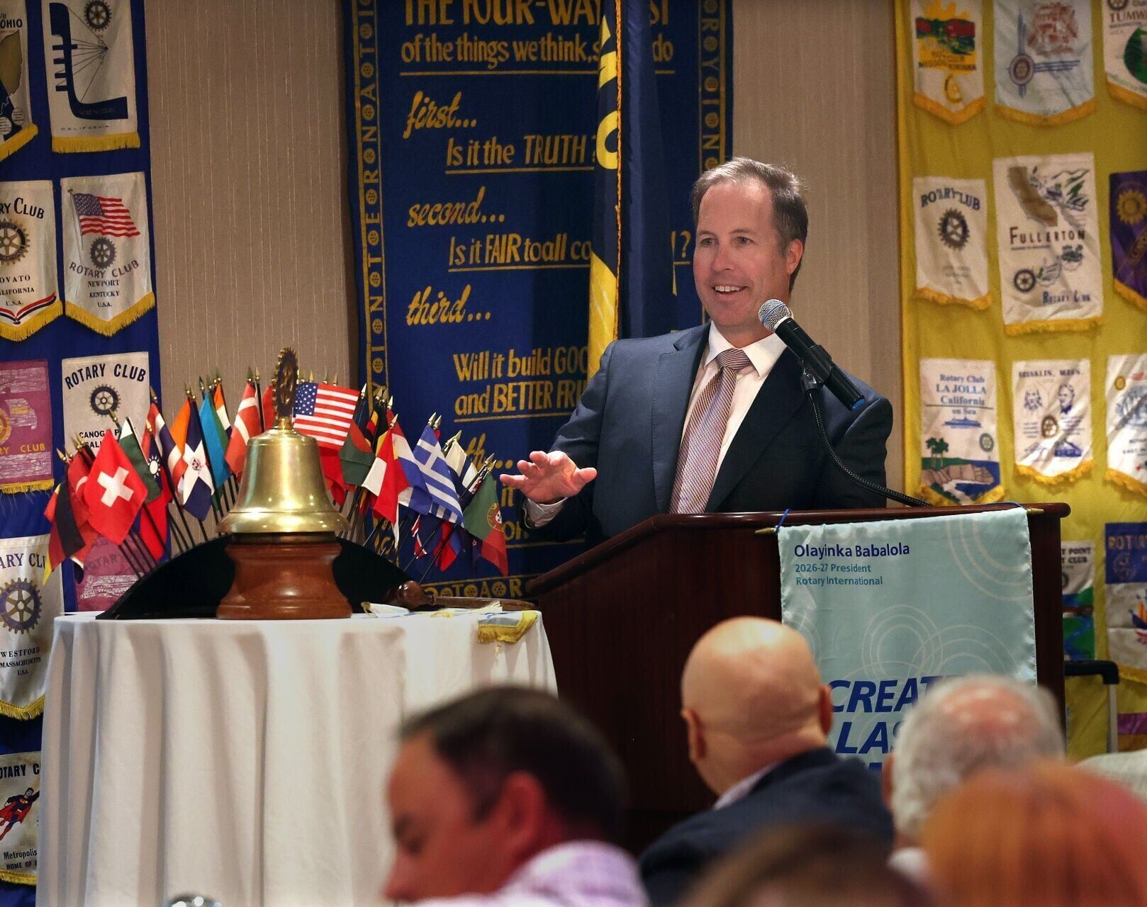 Ben Kohlmann at Rotary