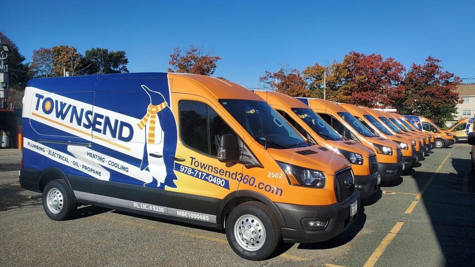 Townsend service van; one of the three vehicles that will be on display during the Touch-A-Truck event.
