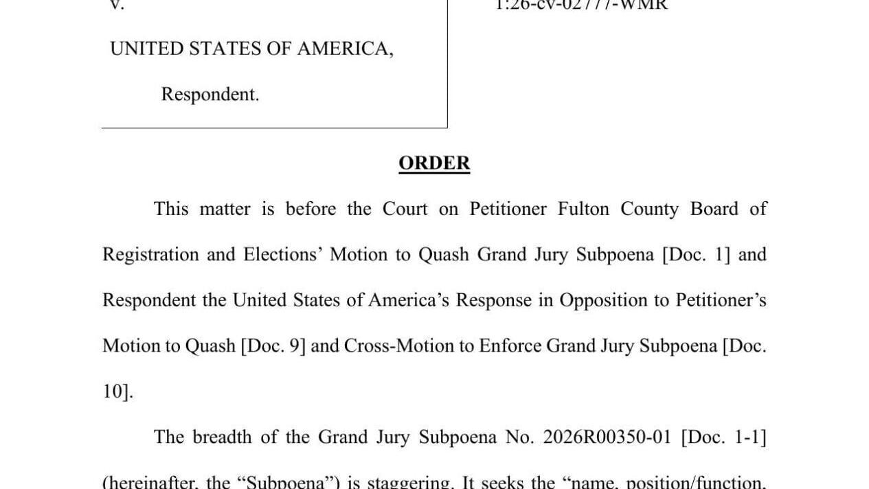 Fulton County order