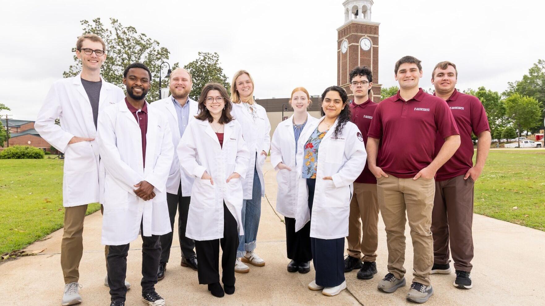 FHU’s Biochemical and Biomedical Sciences Summer Research Program began its fifth year Monday, May 18, under the direction of Deweese. This summer, 10 students conducted research in biochemistry, enzymology, structural biology, bacterial genomics, ancie...