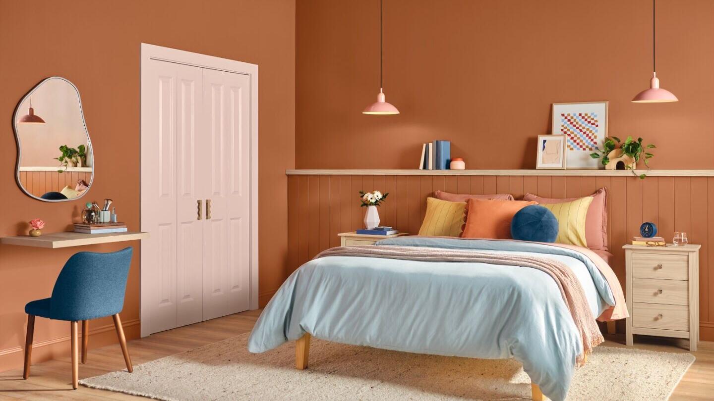From shared living spaces to more personal retreats, Deep Rooted helps create environments that feel inviting and alive. Its grounded nuance makes it versatile enough to pair with soft neutrals, expressive blues and calming greens, supporting a home tha...