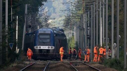 An 18-year-old woman was critically injured in the train crash, in which the police suspect foul play