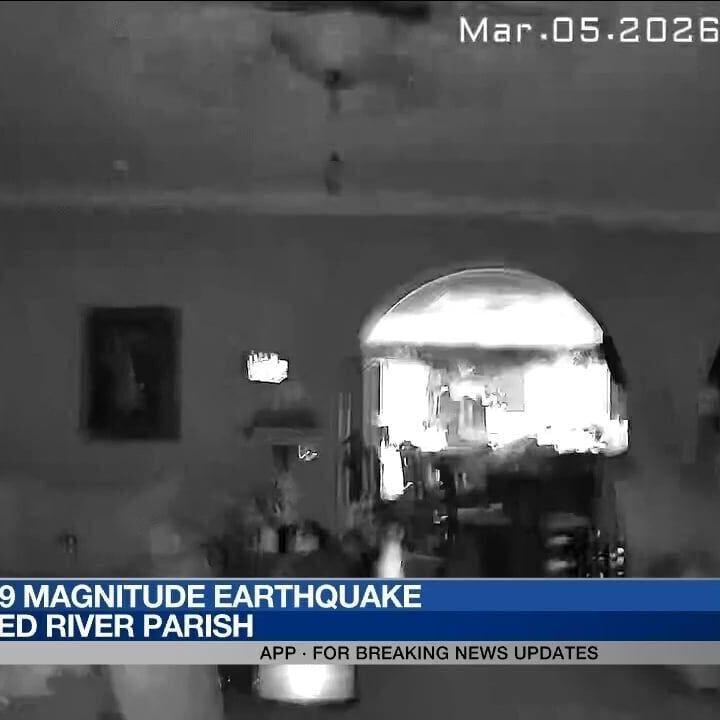 4.9 magnitude quake shakes Red River Parish early Thursday