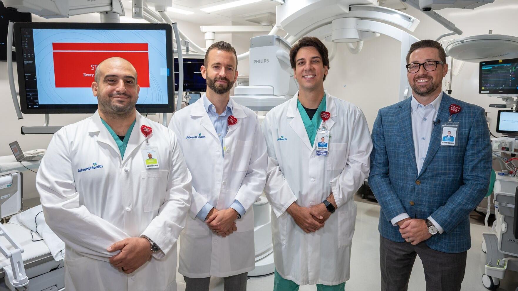 Dr. Khoury, Dr. Jason Maljaars, Dr. Agnoletto, AdventHealth Wesley Chapel CEO