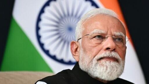 India's Prime Minister Narendra Modi reacts during a bilateral meeting with US President as part of the G7 summit, in Evian, eastern France, on June 17, 2026