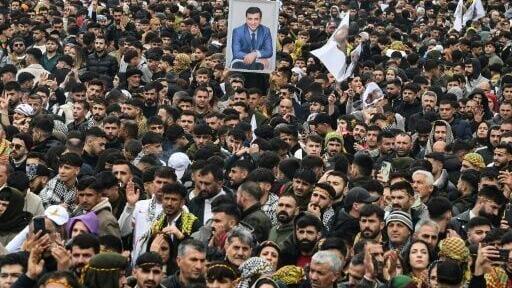 Kurds have also been demonstrating for the release of Selahattin Demirtas, who on Sunday backed the bill