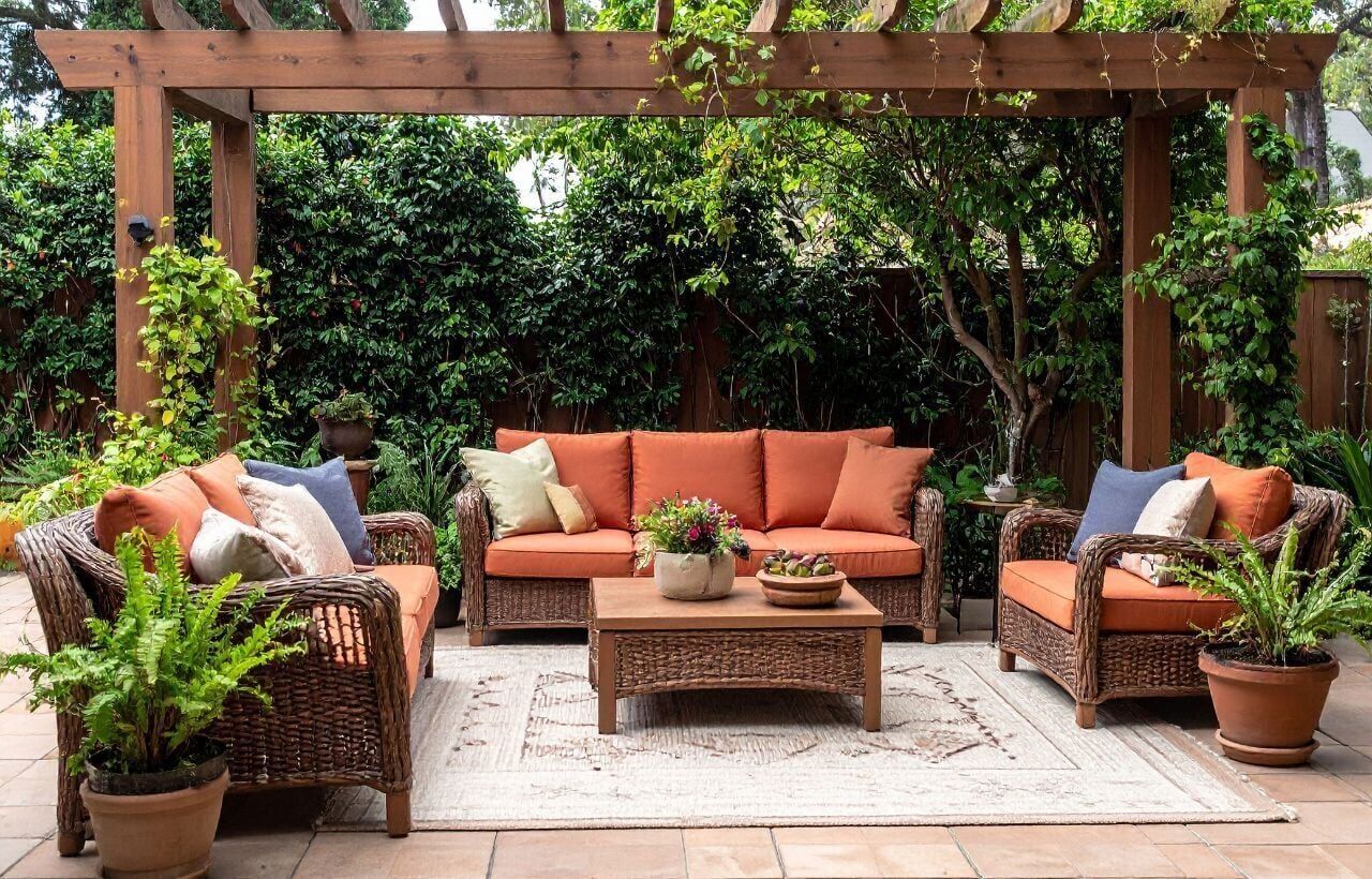 luxury outdoor patio