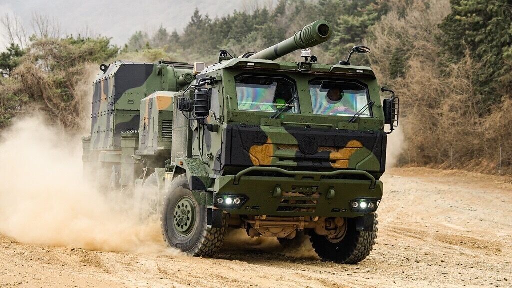 Hanwha's K9 Mobile Howitzer