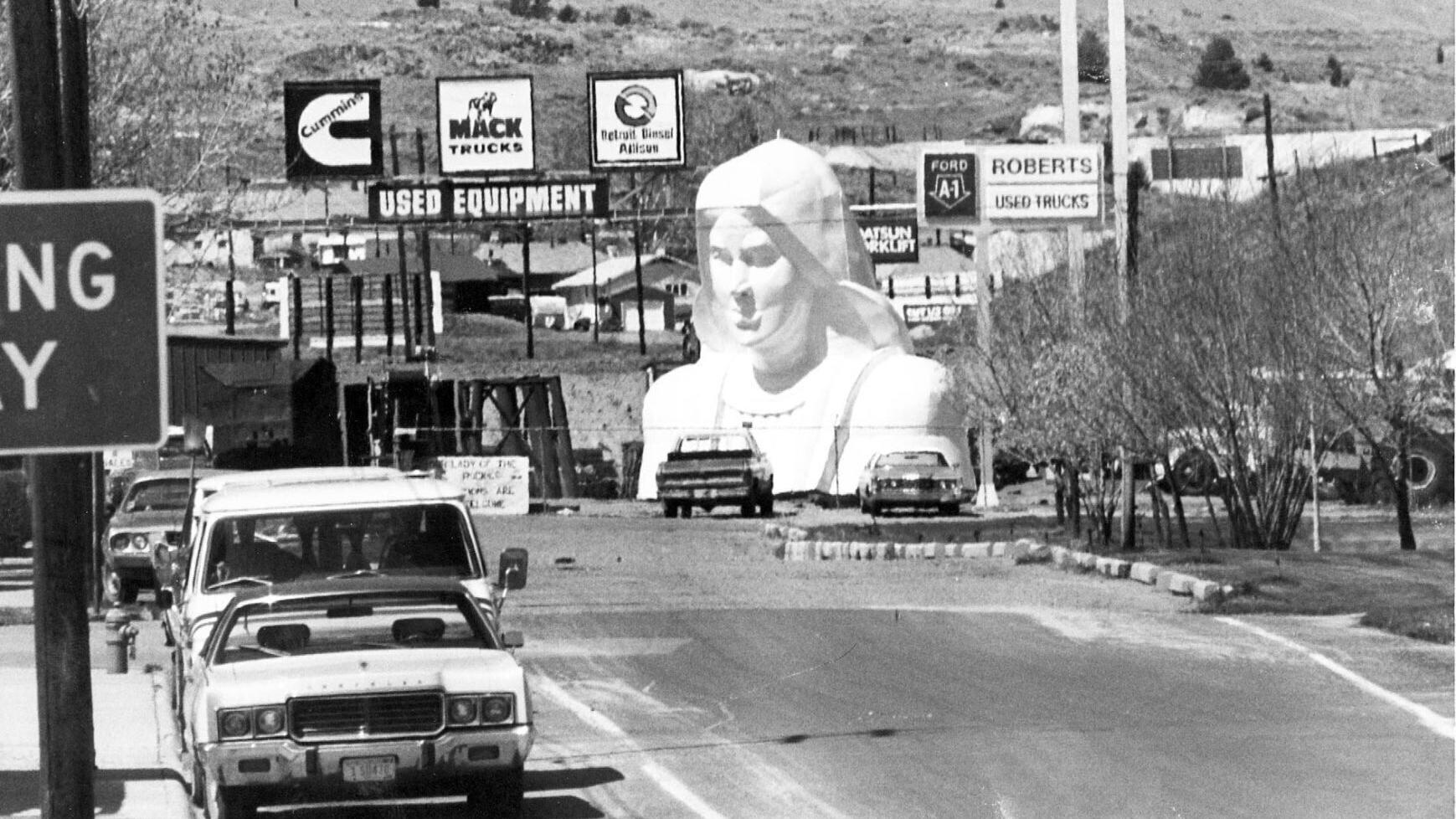 Head of Our Lady of the Rockies