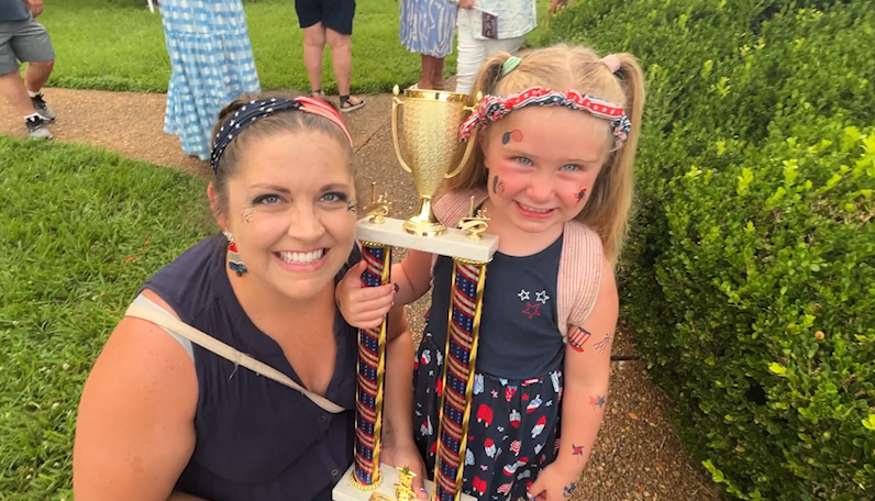 Ice cream contest winners in Jefferson, Texas