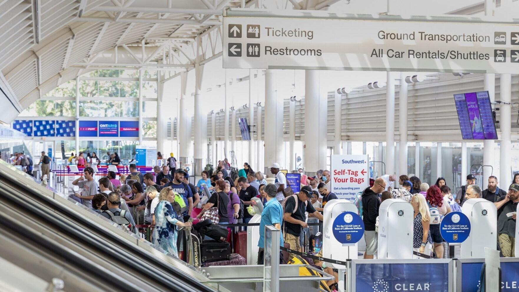 Southern California's Ontario International Airport is expecting another busy July 4th holiday weekend.