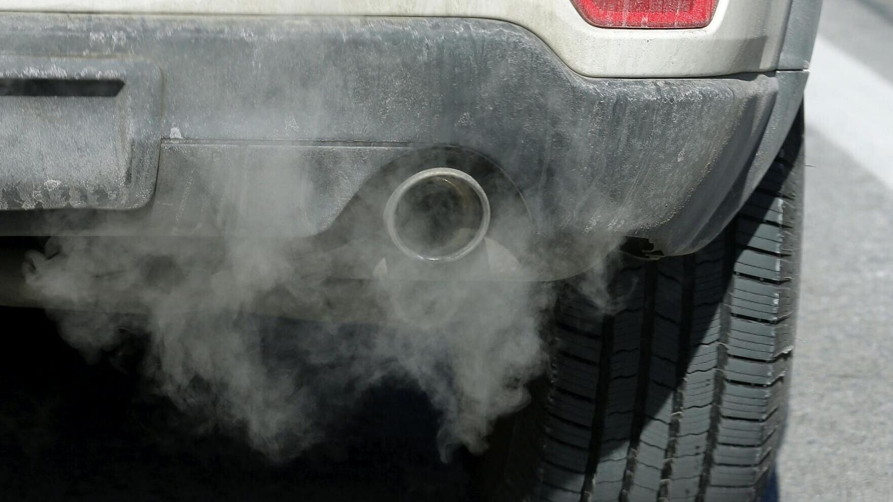 When a vehicle is stopped but the engine is running, it's still burning gas and emitting pollutants.
