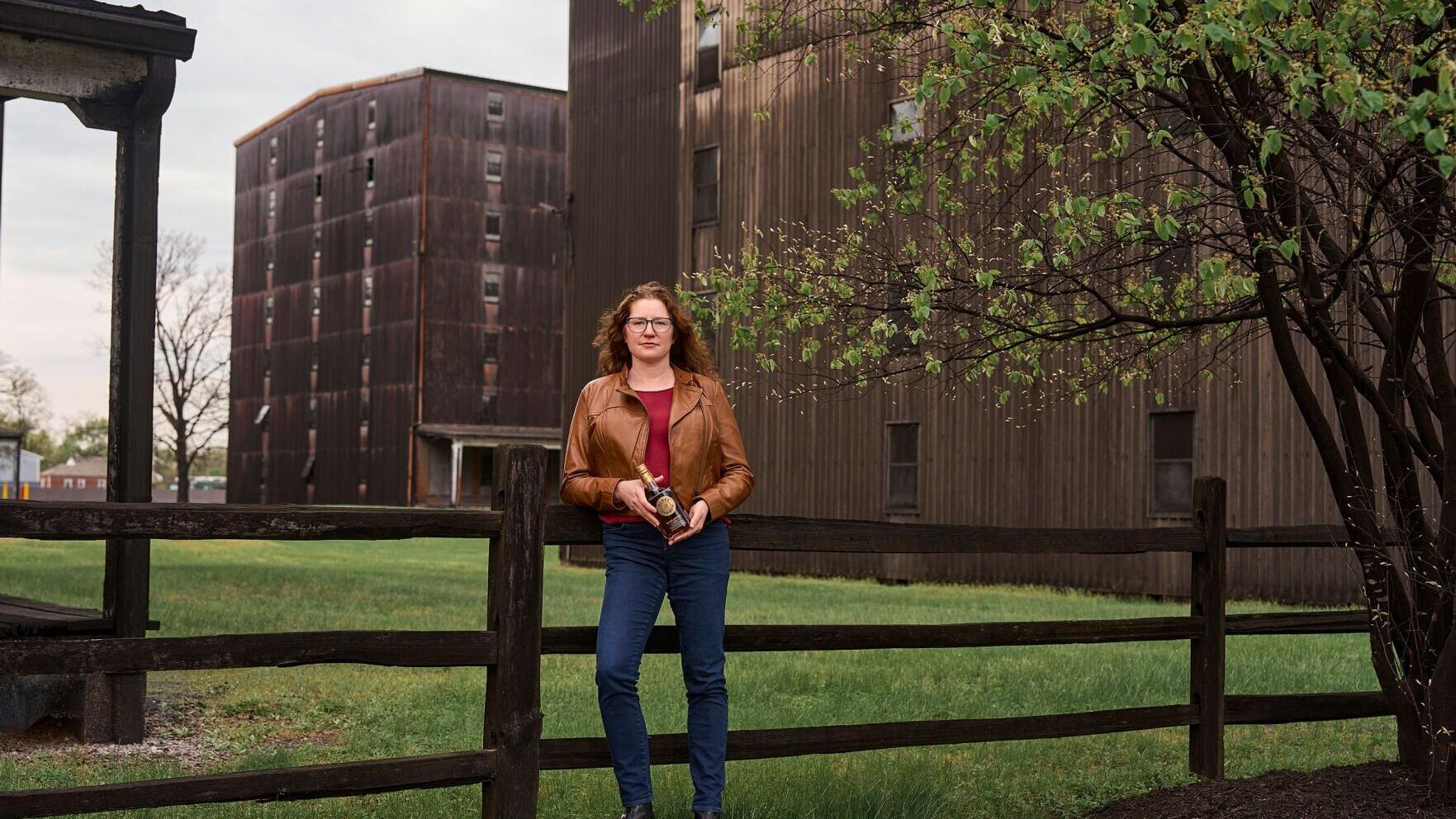 Nicole Austin, Director of American Whiskey Liquid Development and Capabilities at Diageo, pictured at Stitzel-Weller Distillery in Shelbyville, KY.