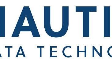 Logo of Nautilus Data Technologies featuring a sleek, modern design with a stylized nautilus shell symbol representing innovation and sustainability in data technology.