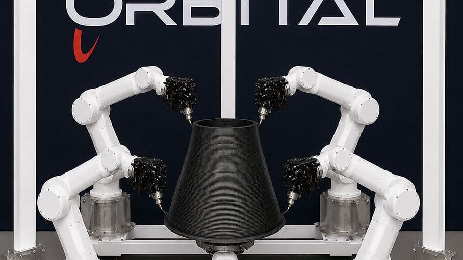 Orbital S - Multi-Robot Additive Manufacturing System for Advanced Composites Rocket Nozzles