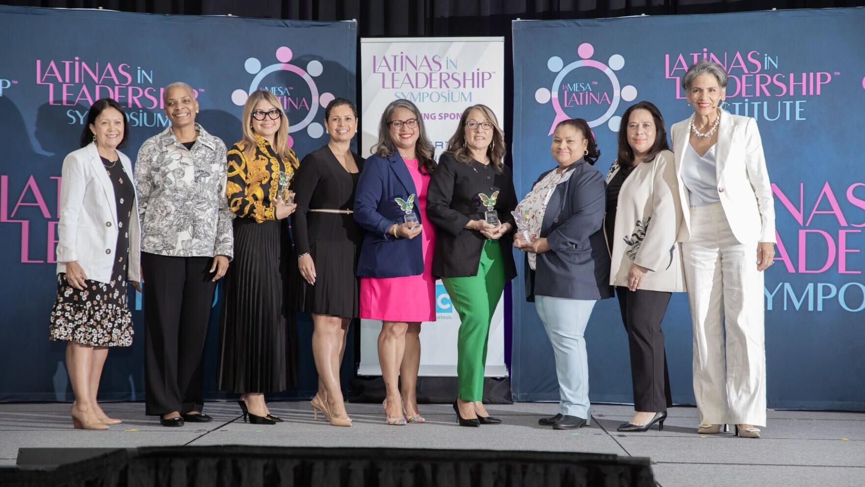 Latina Champion and Entrepreneur of the year with Board members