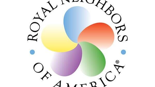 Royal Neighbors of America's 5-petal logo which represents the organizations 5 core values.