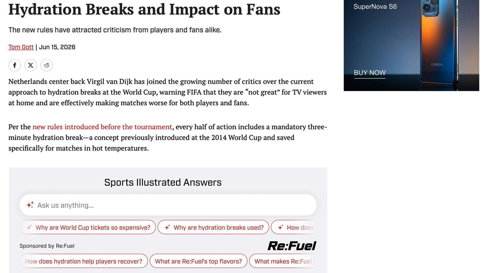 Question Bar example