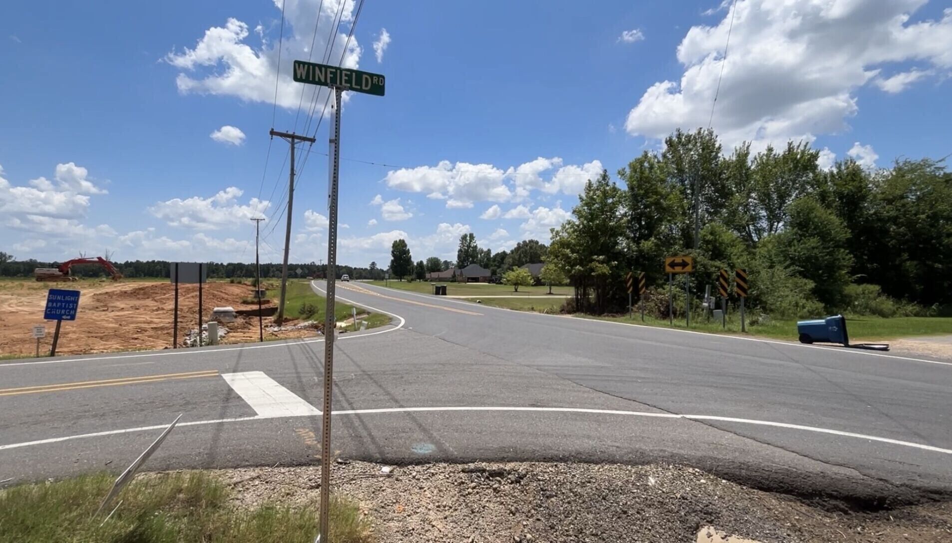 Winfield Road in Bossier Parish