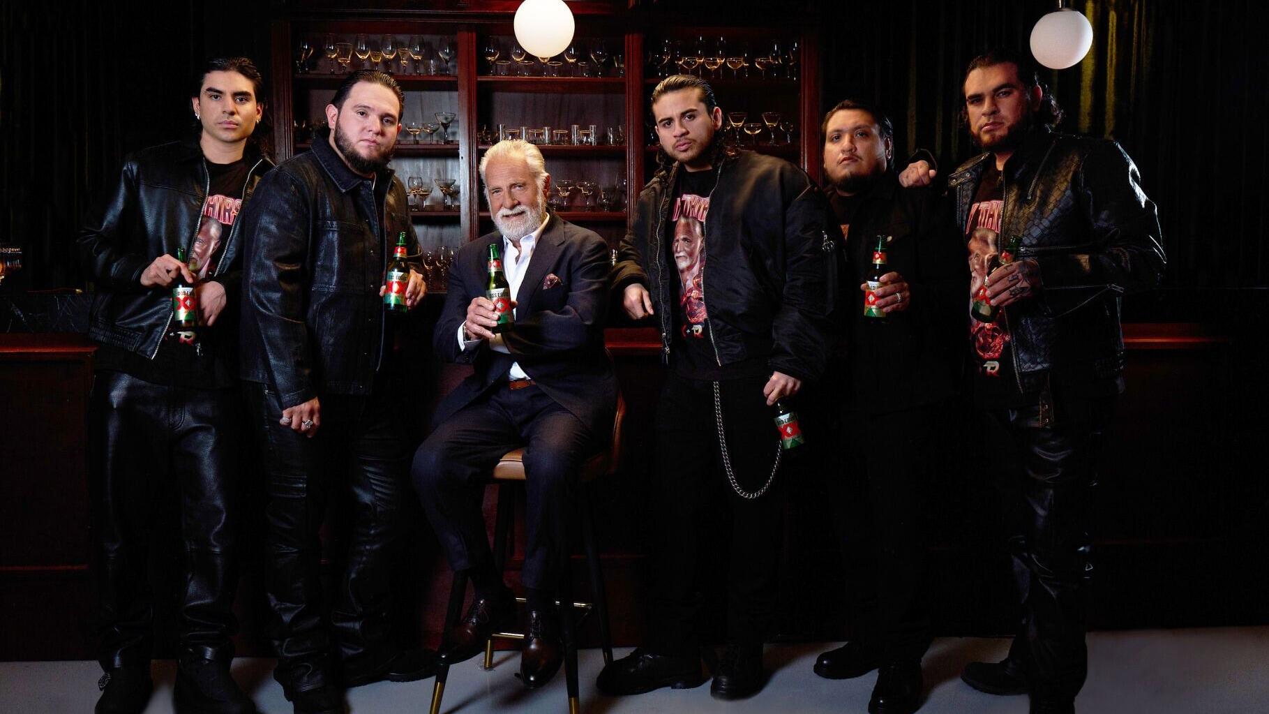 When The Most Interesting Man meets Fuerza Regida, interesting things happen. This summer, the partnership comes to life through a series of films, a co-branded collection drop, concert giveaways, exclusive VIP experiences, and more.