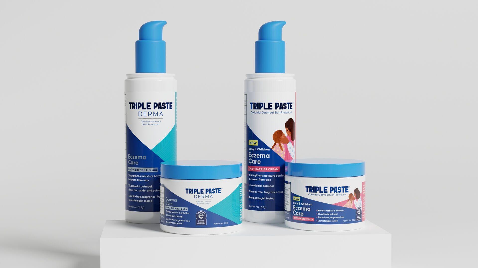Triple Paste®, the doctor-recommended brand known for helping families care for troubled skin in the toughest skin environments, announces Triple Paste Eczema Care, the brand's first eczema portfolio.