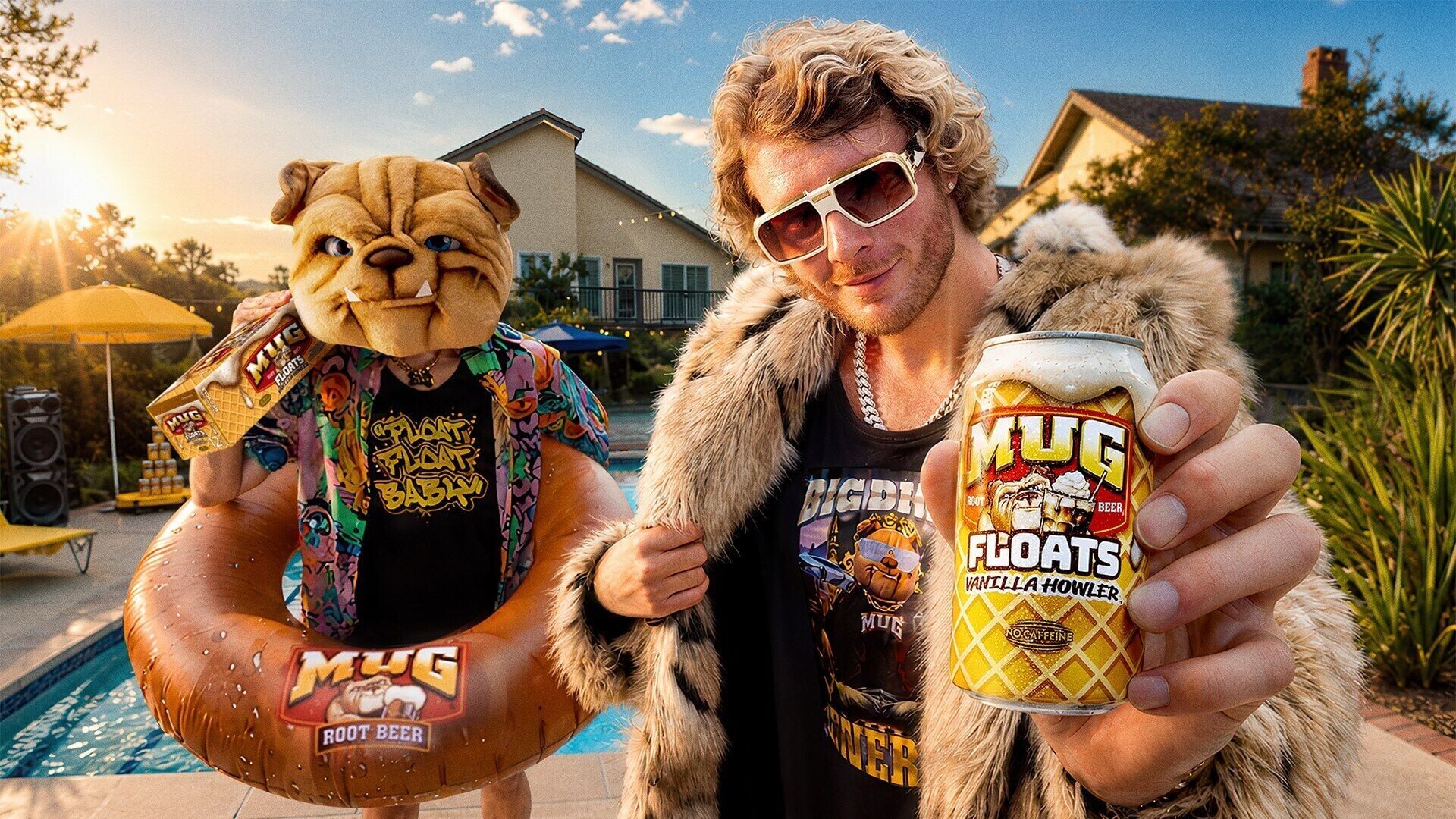 MUG Root Beer mascot Dog teams up with multi-platinum selling artist Yung Gravy to debut "Float Float Baby," a parody track and music video celebrating the launch of MUG Root Beer Floats Vanilla Howler™, the brand's first limited-time flavor inspired by...