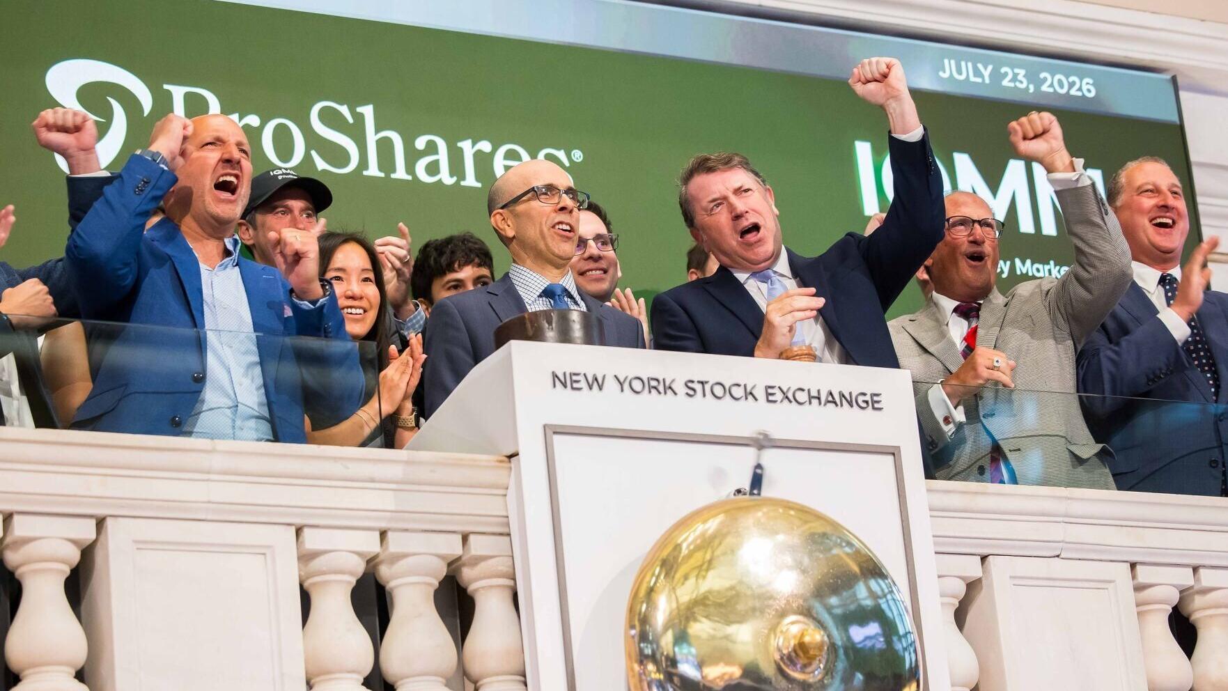 ProShares at the NYSE on July 23