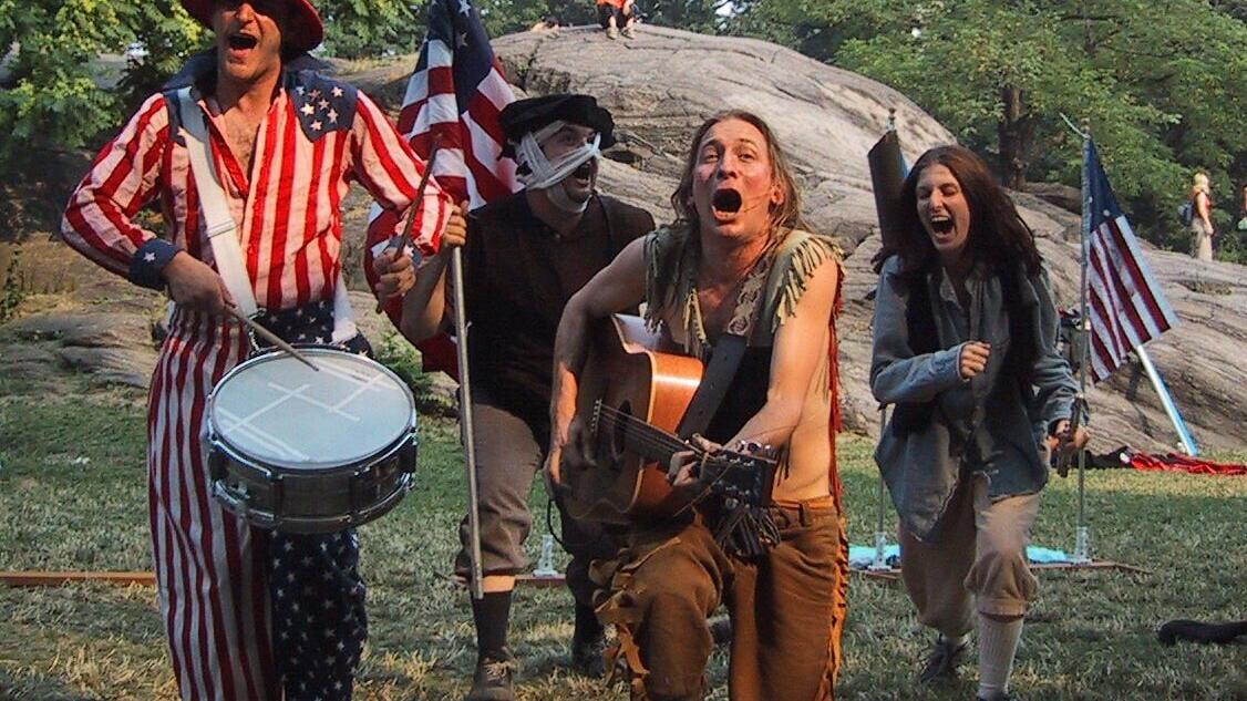 Photo from the original Central Park production of The American Revolution by Kirk Wood Bromley