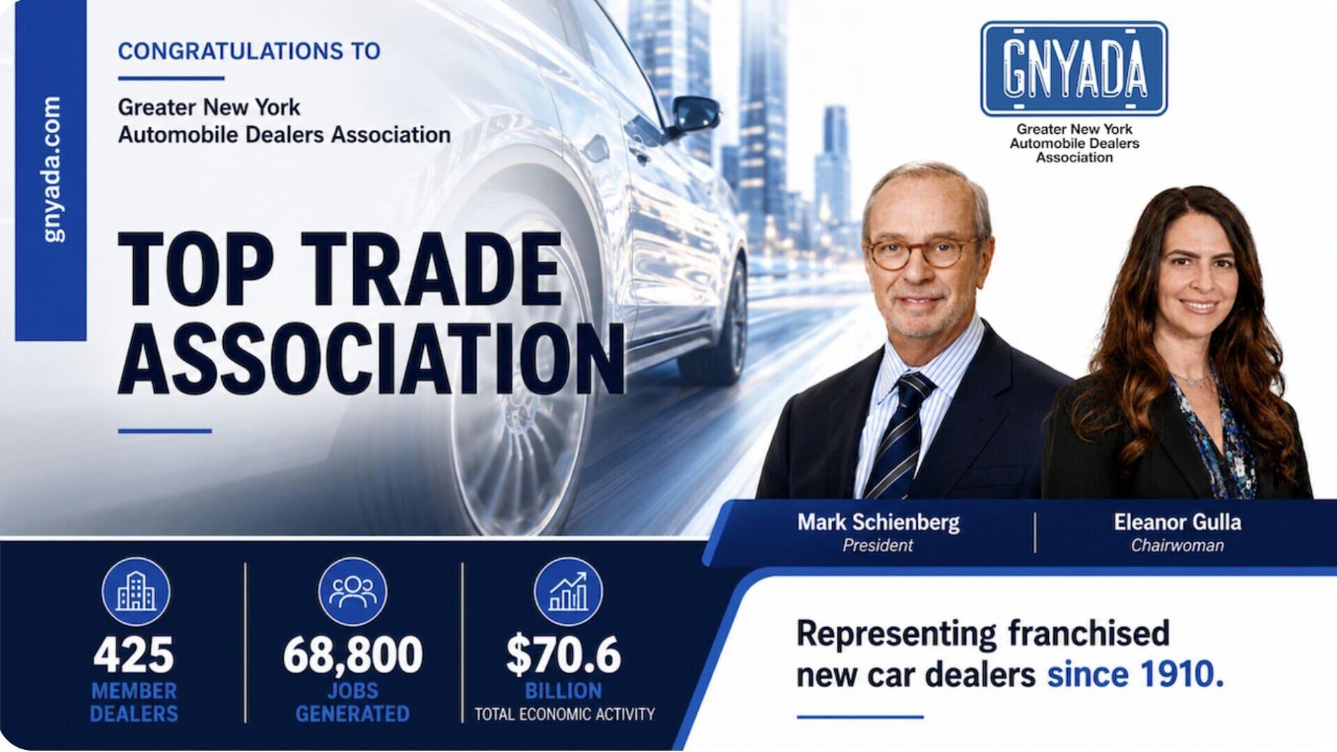 GNYADA Named a 2026 Top Trade Association in New York by City &amp; State.