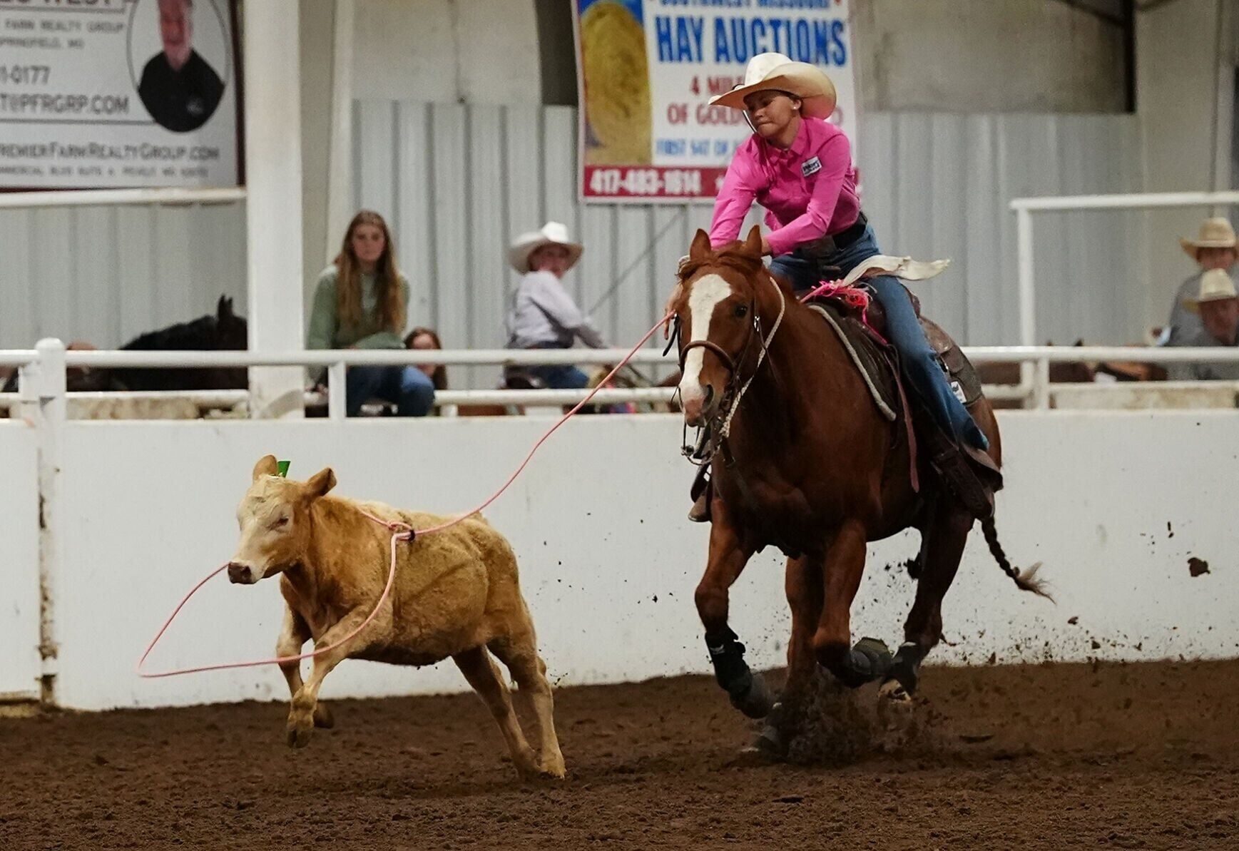 Kail Wood, 15, competes in girls breakaway