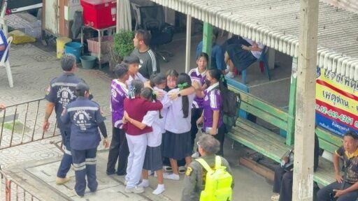 Thailand: Ambulances, police on scene after deadly school shooting