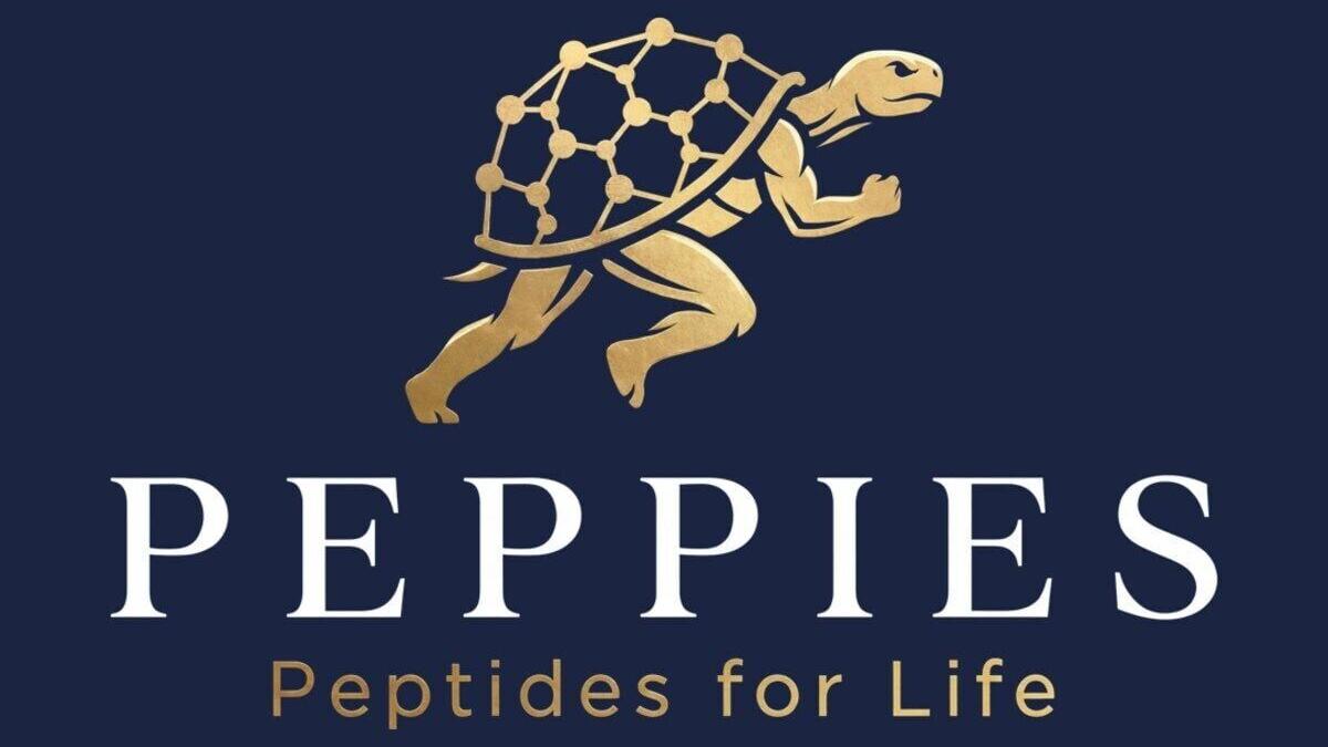 Peppies logo, Peptides for Life. Peppies is an independent, fully cited peptide-education resource. (PRNewsfoto/Peppies, LLC)