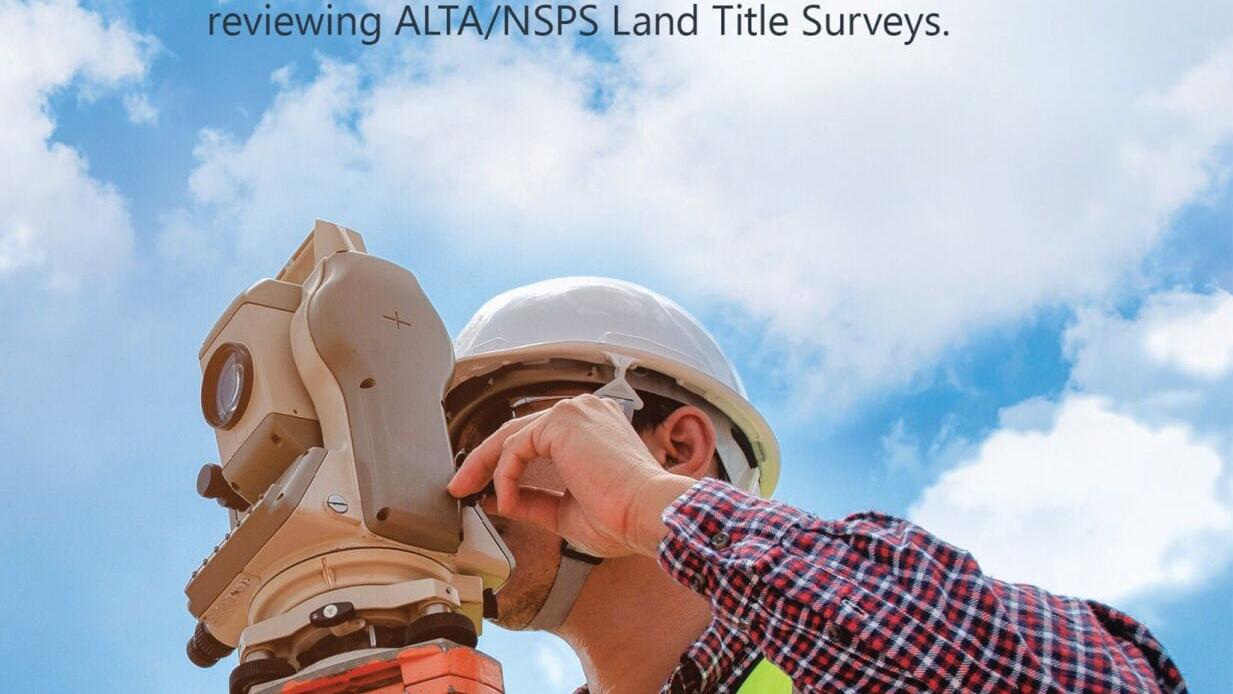 2026 Guide to ALTA/NSPS Land Title Surveys