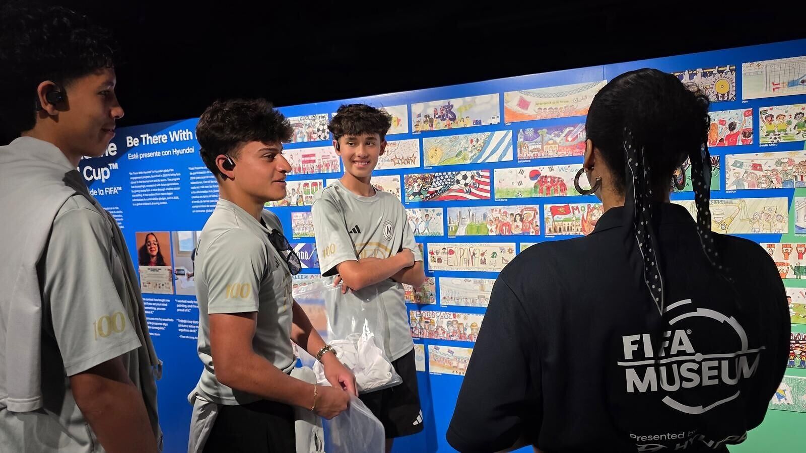 Young athletes from Metropolitan Oval Academy participate in a FIFA World Cup 2026™ experience at FIFA Museum and NYNJ Stadium as part of Hyundai Motor’s “Next Starts Now” campaign, in collaboration with NYFEST.