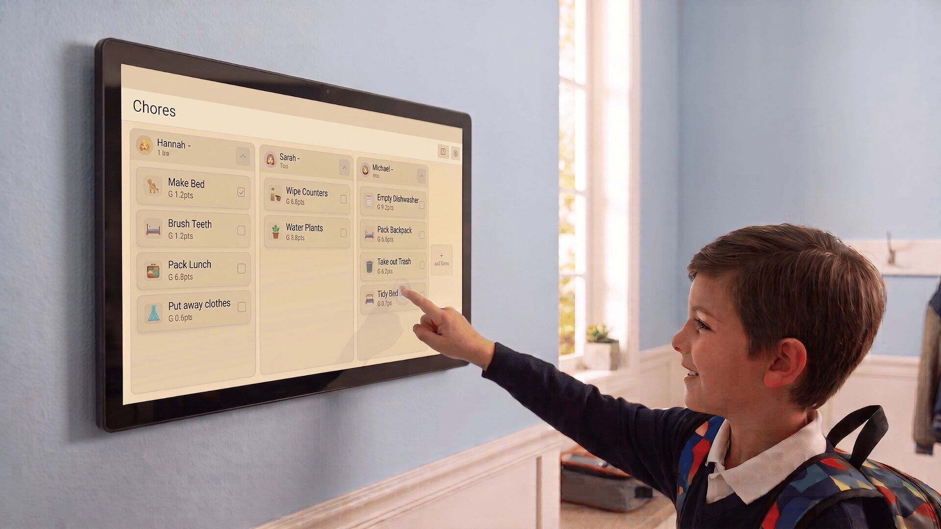 Make after-school routines a breeze with the new DAKboard TouchHub! Kids can interact directly with the Family Chores Manager App right on the screen to check off daily tasks like packing lunches and emptying the dishwasher, building great habits for th...