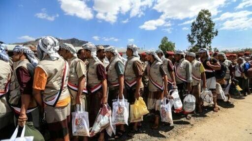Dozens of prisoners loyal to the Houthis were freed by the group following their offensive