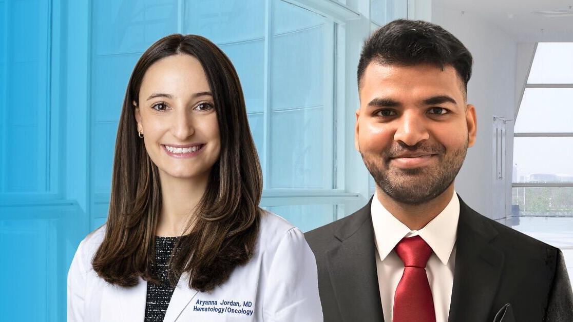 Florida Cancer Specialists &amp; Research Institute welcomes Nagapratap Ganta, MD, and Aryanna Jordan, MD, expanding expert cancer care in Citrus and Pinellas counties.