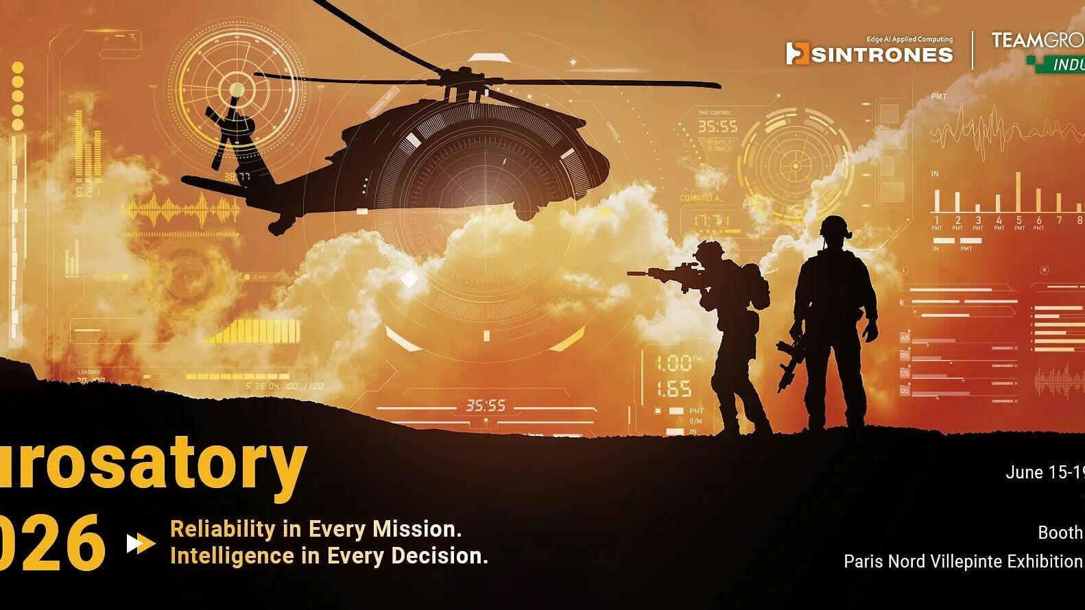 SINTRONES showcases Tactical Edge AI computing platforms for defense, autonomy, and battlefield intelligence.