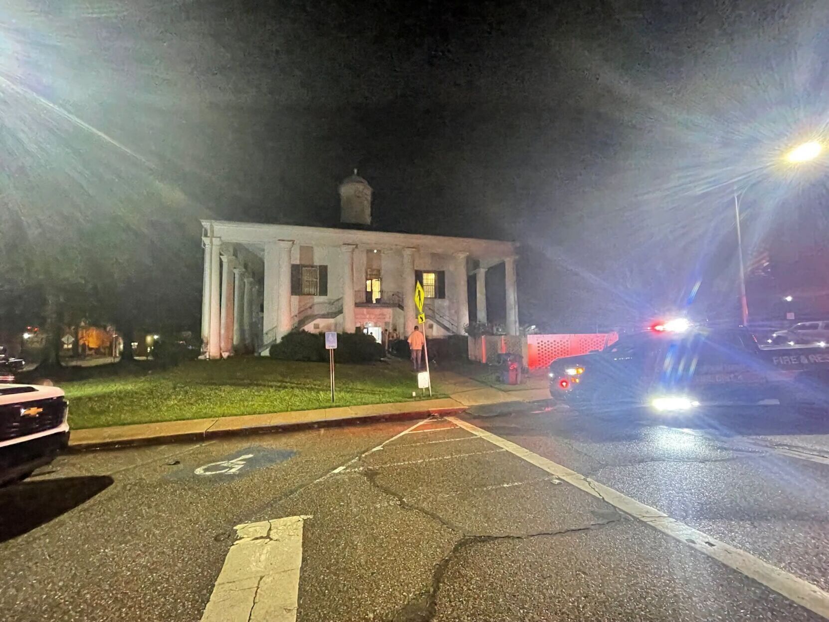 Claiborne Parish Courthouse storm damage