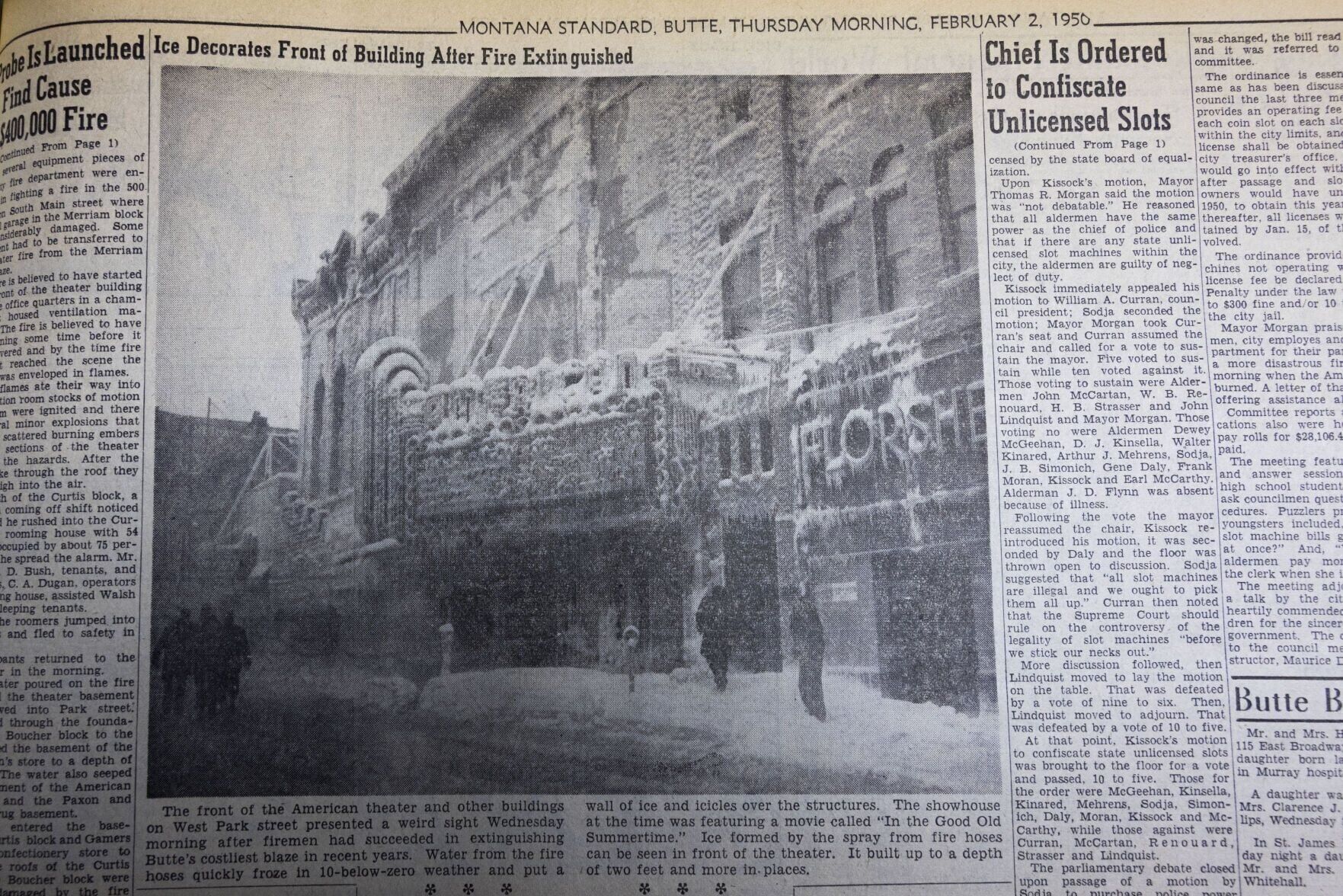 The Montana Standard February 2, 1950.