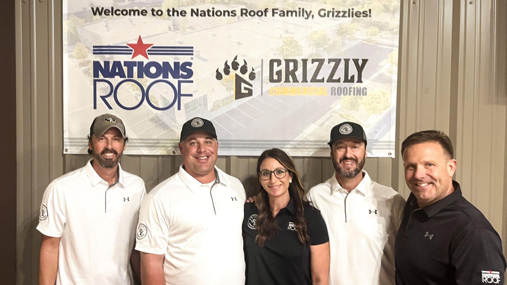 Leadership from Nations Roof and Grizzly Commercial Roofing gather in Lafayette, Louisiana, following Nations Roof’s acquisition of Grizzly Commercial Roofing. The acquisition strengthens Nations Roof’s presence across the Gulf Coast and expands opportu...