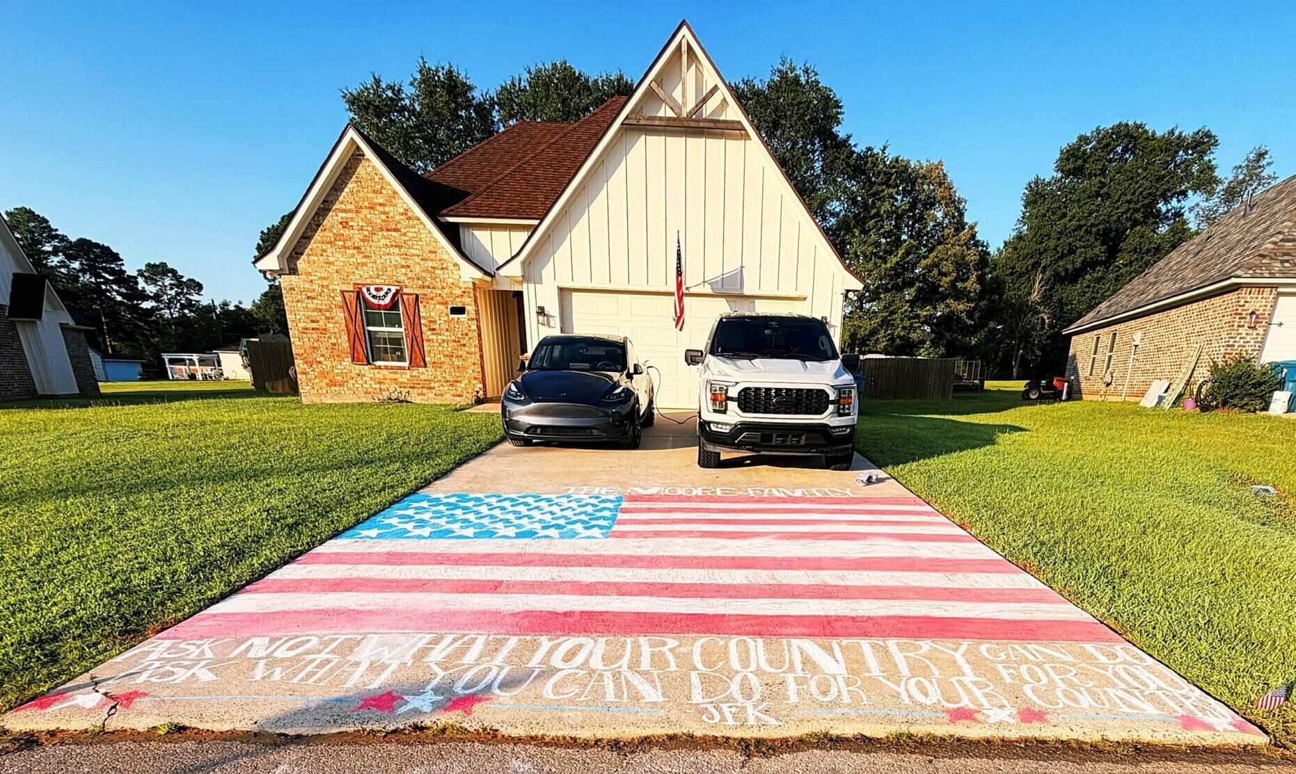 PATRIOTIC DRIVEWAY