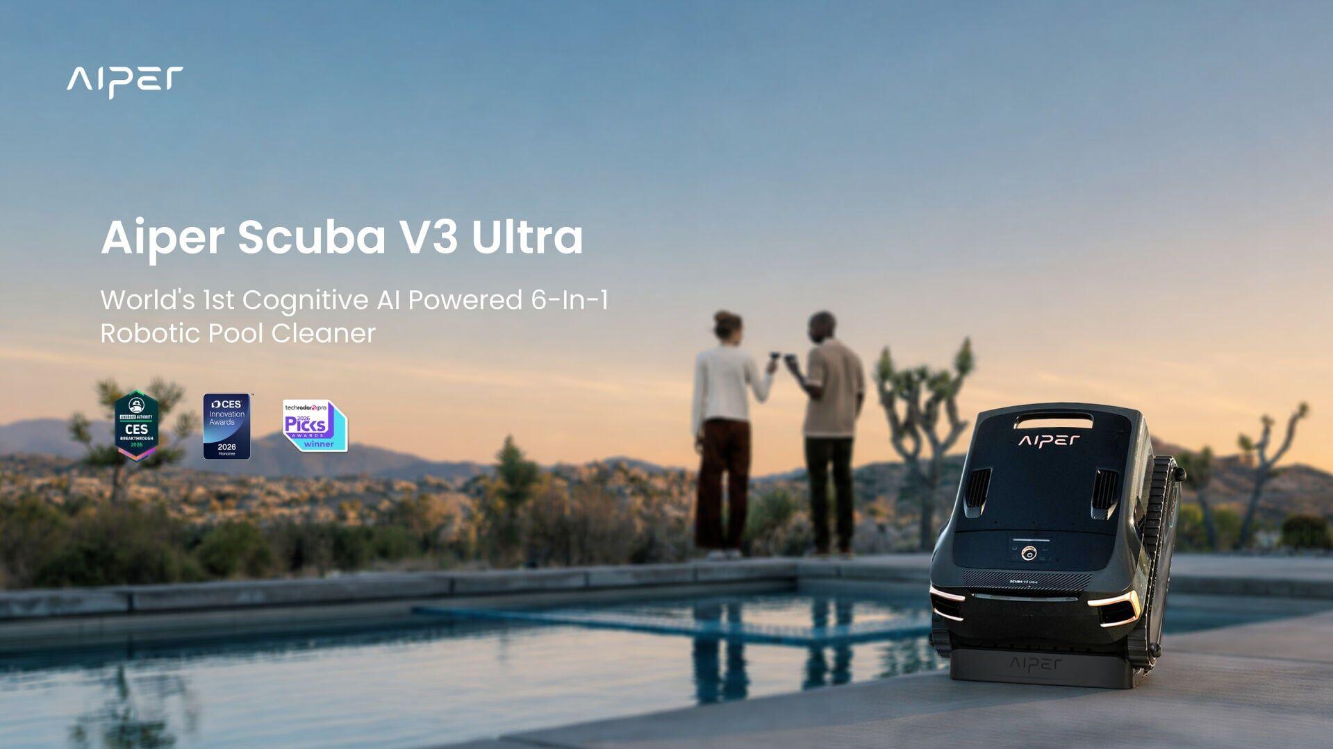 The Future of Pool Care Has Arrived with Aiper's Scuba V3 Ultra