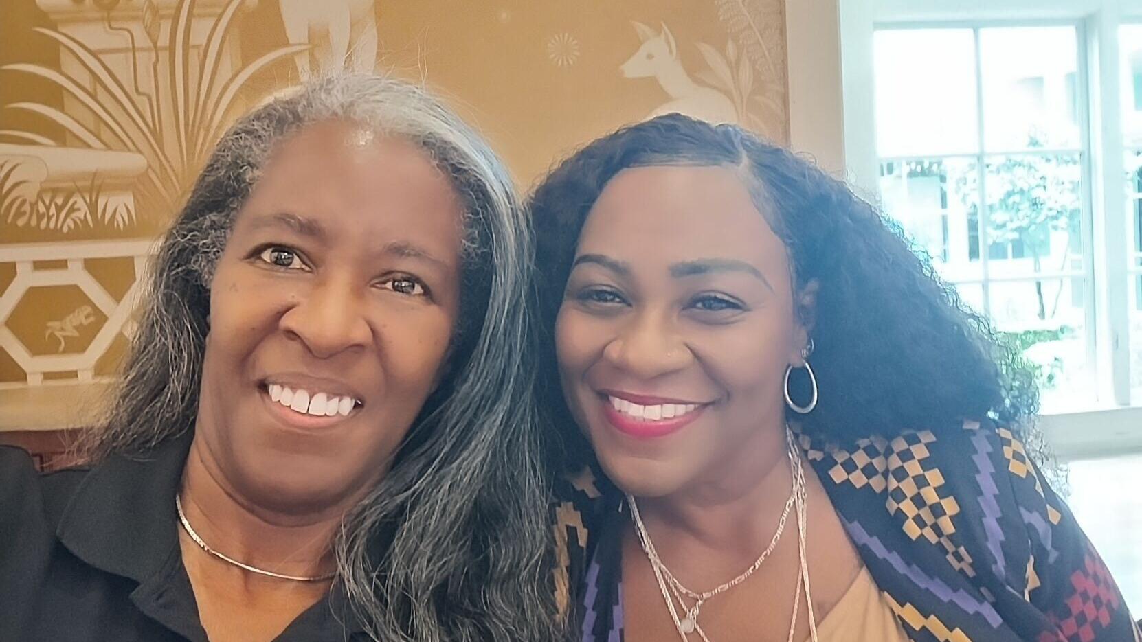 Helen Callier, Founder and CEO of Permit US NOW (L) with Crystal Royal, H-E-B Supplier Diversity Manager (R) at the 13th Subcontractors USA Top 25 Primes and Subcontractors Luncheon on June 26, 2026