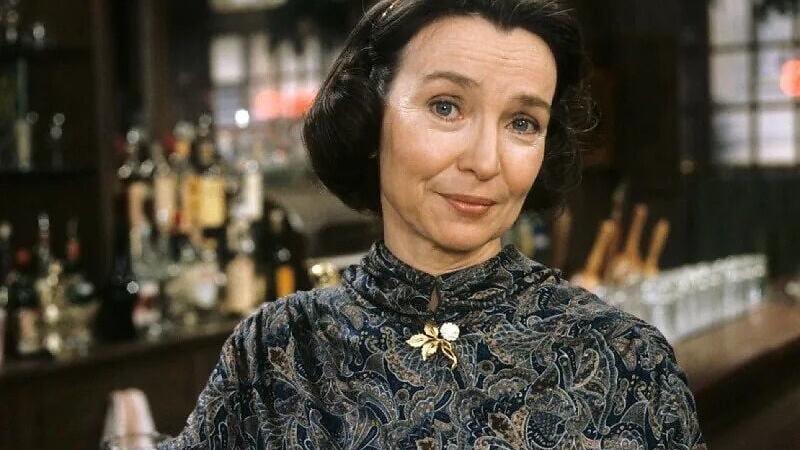 Helen Gallagher as Maeve Ryan, the Manhattan tavern-keeper she played on ABC's Ryan's Hope from 1975 to 1989. The role brought her three Daytime Emmy Awards. CREDIT No photographer established.