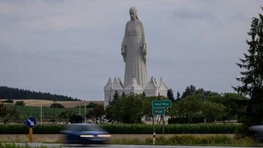 A 55 metre high statue of the Virgin Mary in the Polish village of Konotopie will be the biggest in Europe