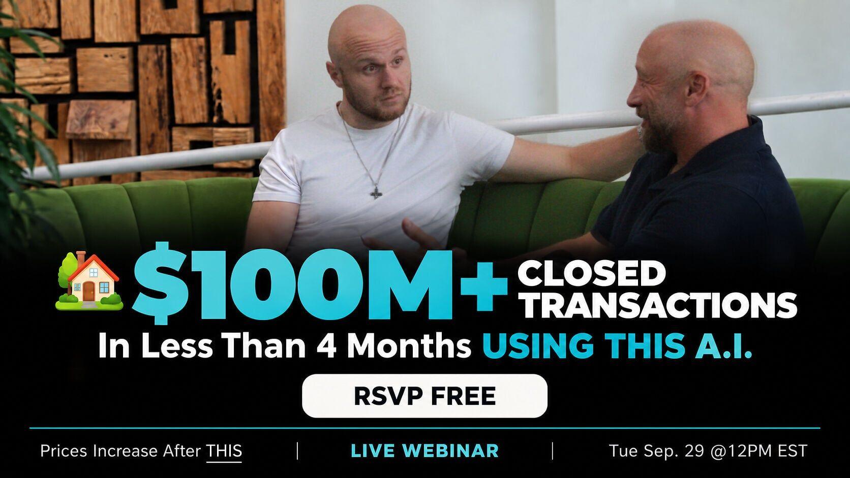 Nick Krem and Eric Post will present results from Halo's 120-day Founding Member lab at a free live webinar on Tuesday, Sept. 29, at 12 p.m. EST.