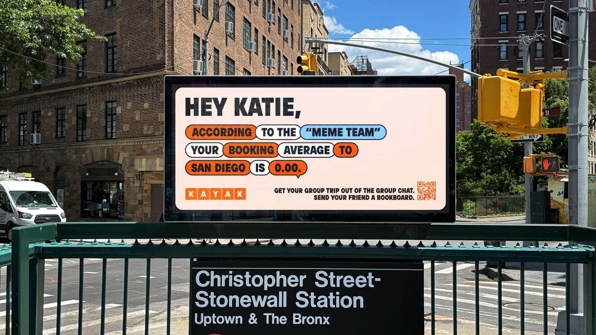 KAYAK Bookboard in New York City