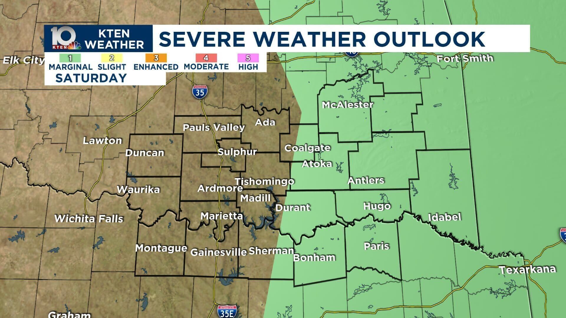 Storm Prediction Center outlook: August21